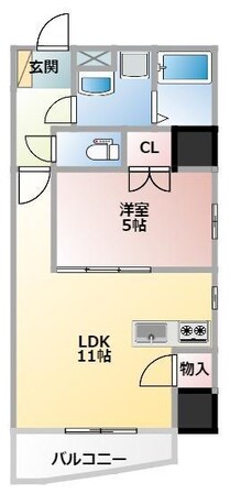 エソール駅前通りの物件間取画像